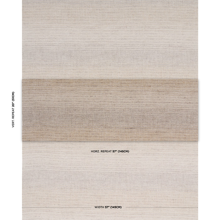 Schumacher Liora Linen Ombre Natural Fabric 84460