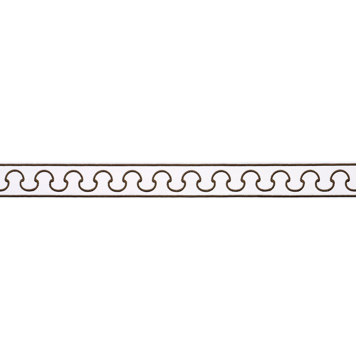 Schumacher Grenelle Taupe Trim 84560