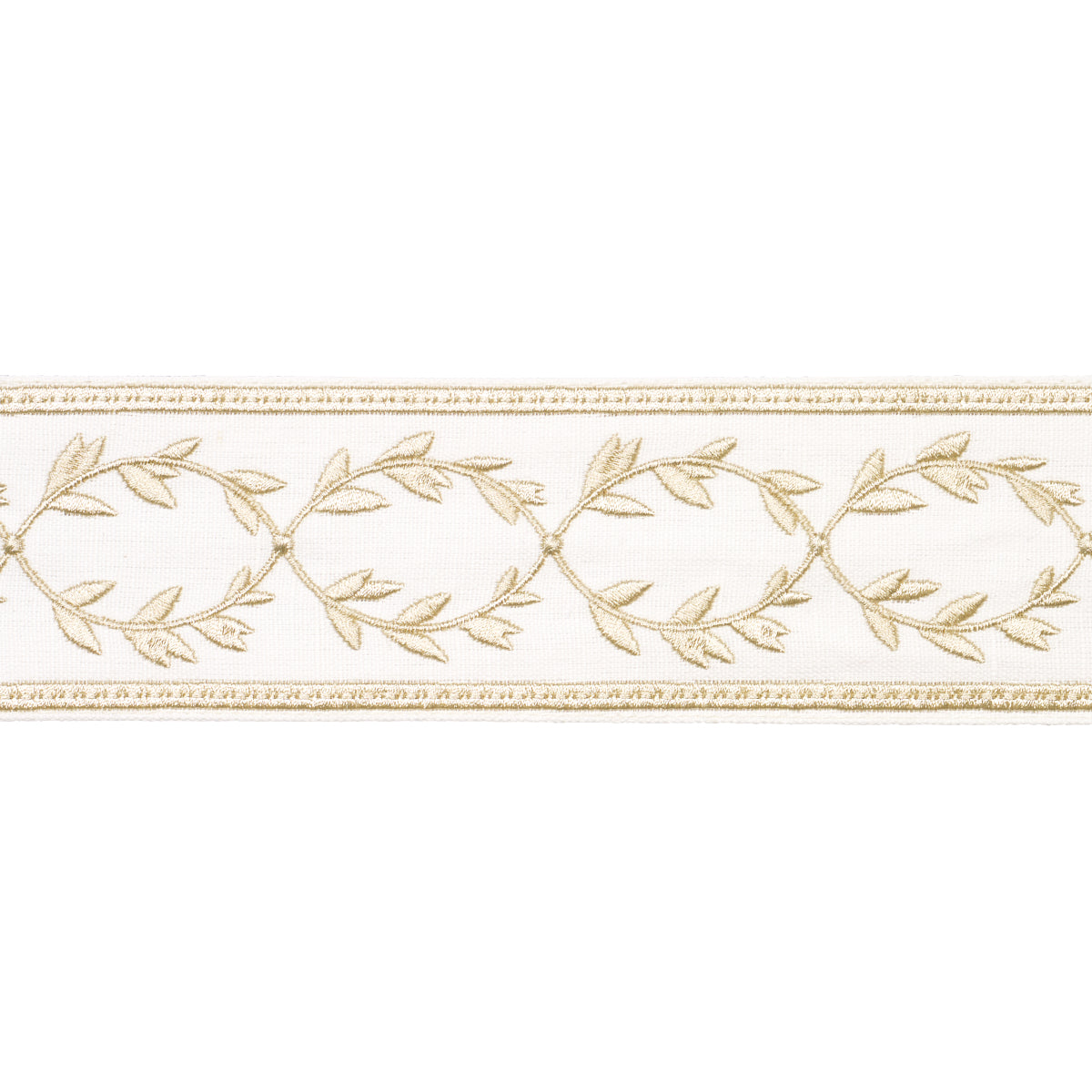 Schumacher Maison Vine Ivory Trim 84571