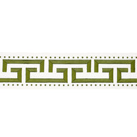 Schumacher Margo Fret Green Trim 84582