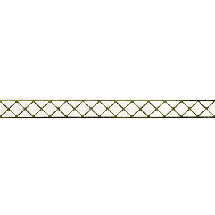 Schumacher Parisian Bamboo Green Trim 84600
