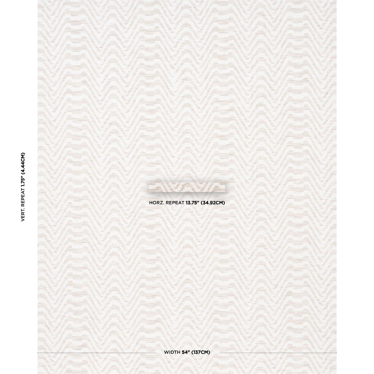 Schumacher Stepped Chevron Linen 84641 Fabric | 40% Off (Samples)