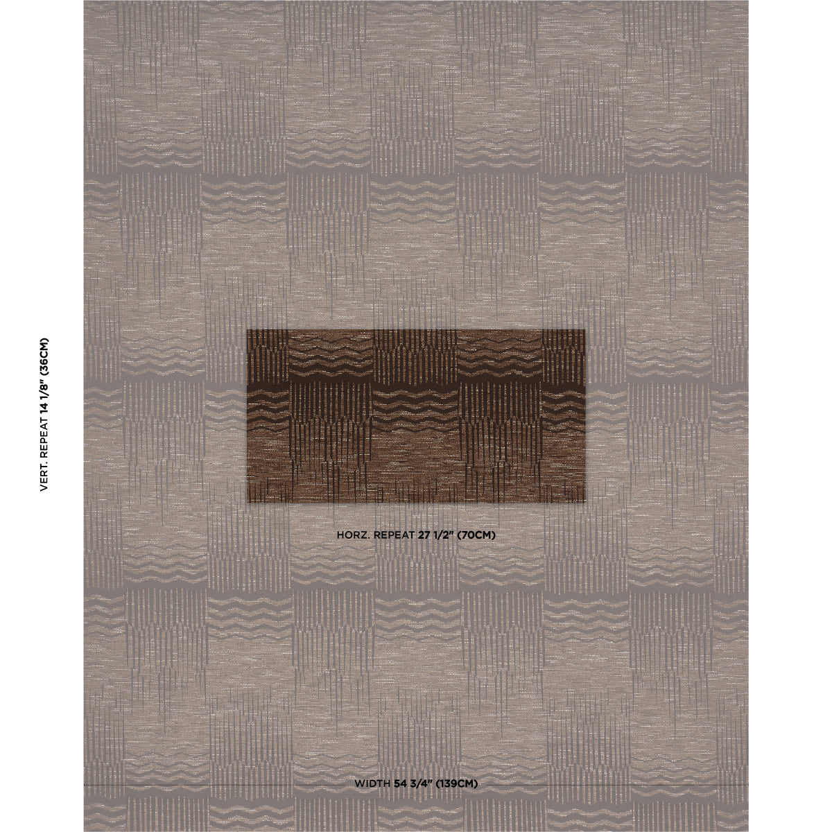 Schumacher El Dorado Bronze Fabric 84660