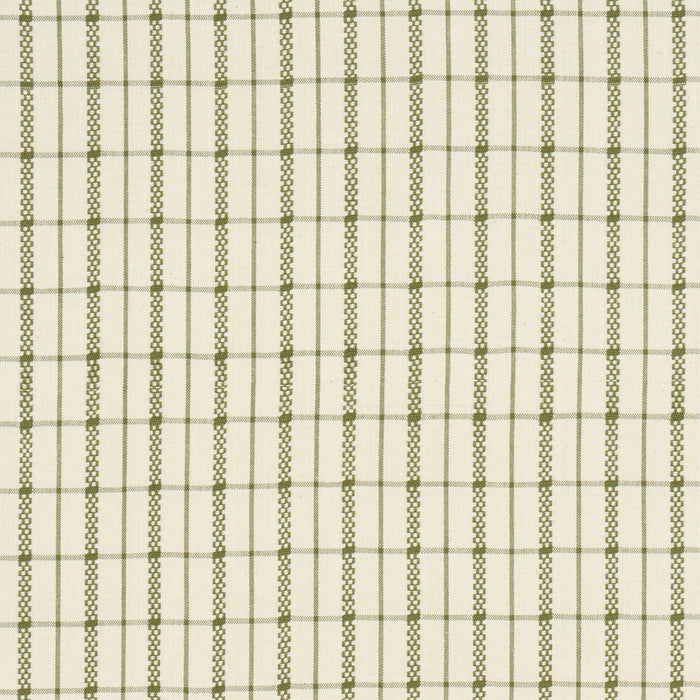 Schumacher Boyd Check Moss Fabric 84682