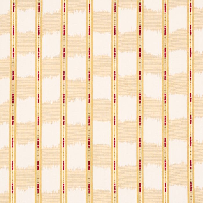 Schumacher Faye Ikat Ochre Fabric Sample 84710