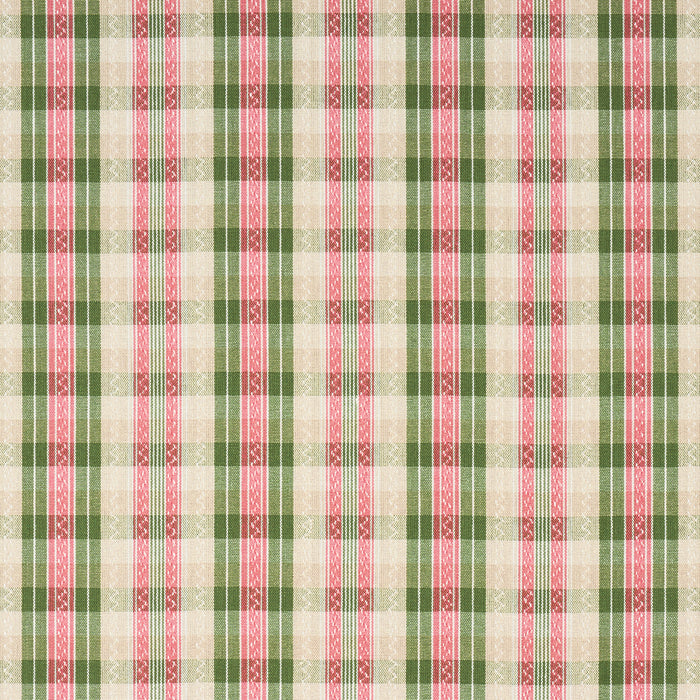 Schumacher Fonda Hand Woven Plaid Petal & Leaf Fabric 84721