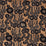Schumacher Emelie Velvet Bronze & Noir Fabric Sample 84790