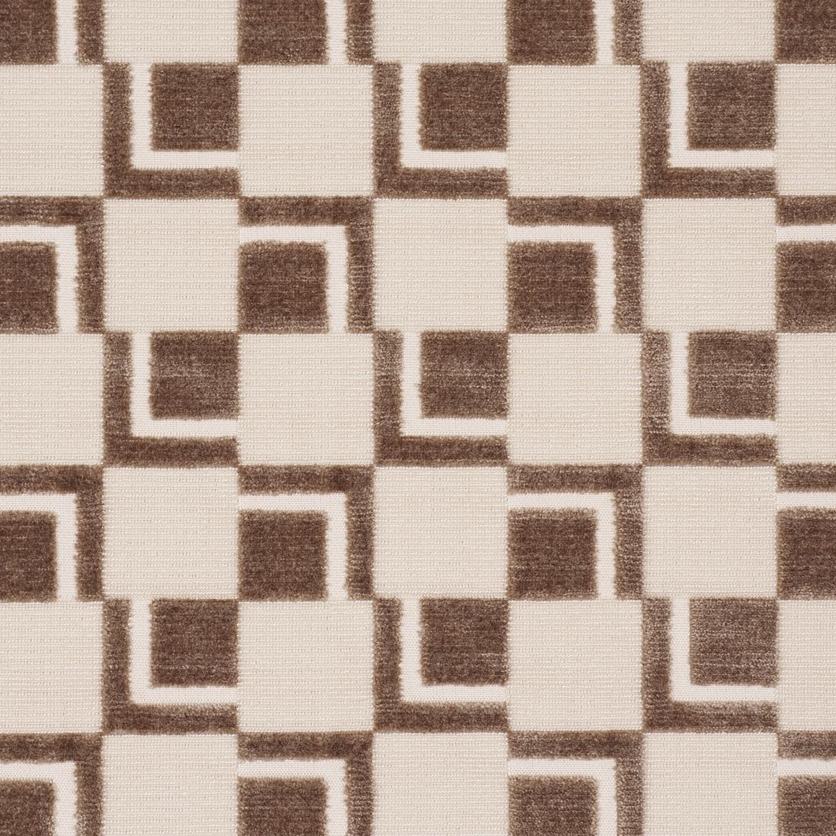 Schumacher Edison Velvet Champagne Fabric Sample 84800