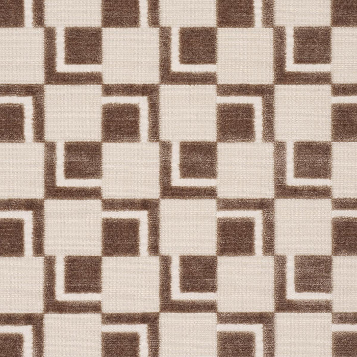 Schumacher Edison Velvet Champagne Fabric Sample 84800