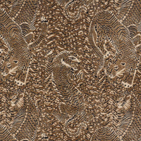 Schumacher Tigress Velvet Champagne Fabric 84831