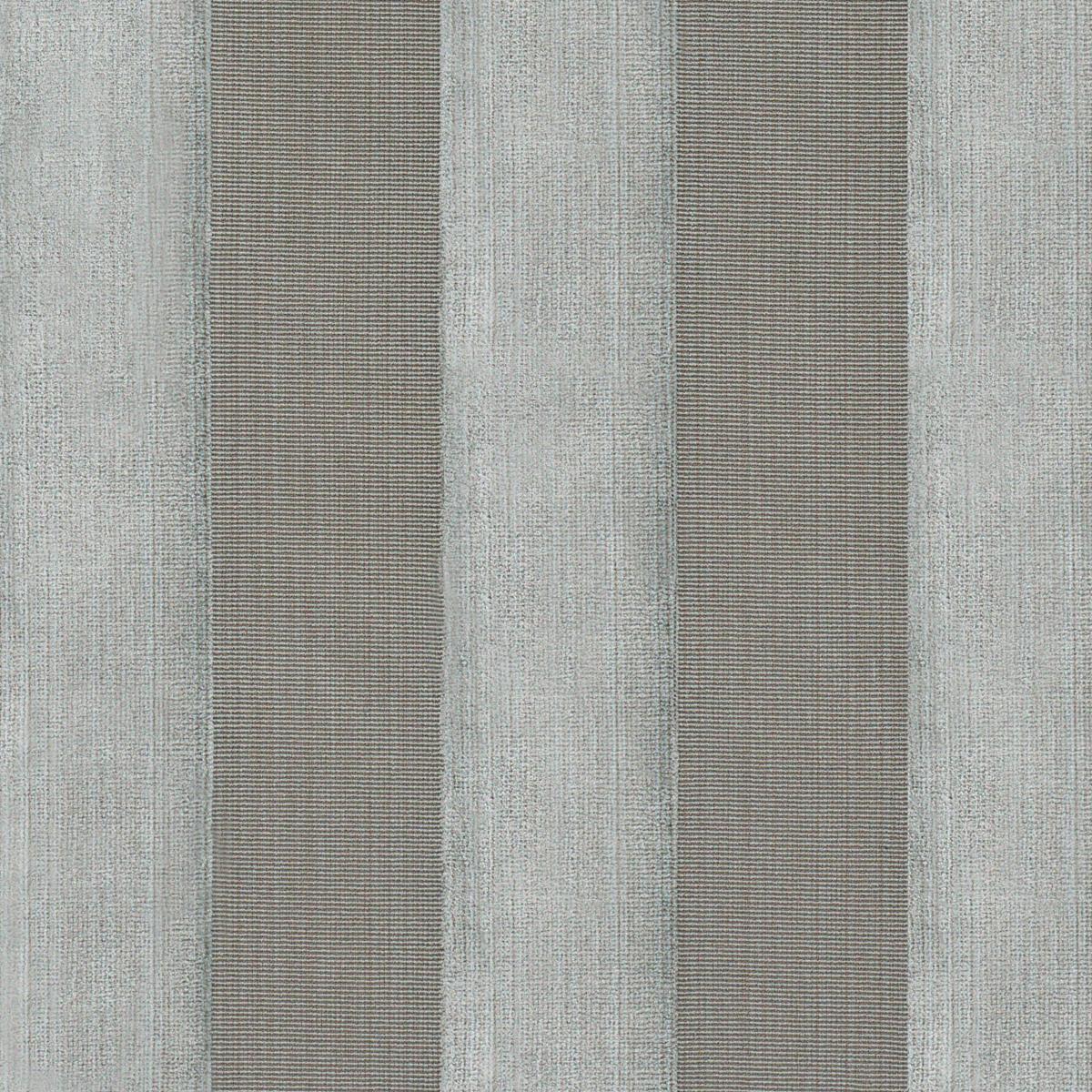 Schumacher Cunard Strie Velvet Ice Fabric Sample 84871