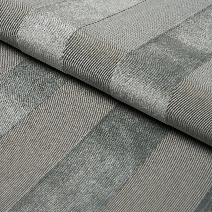 Schumacher Cunard Strie Velvet Ice Fabric Sample 84871