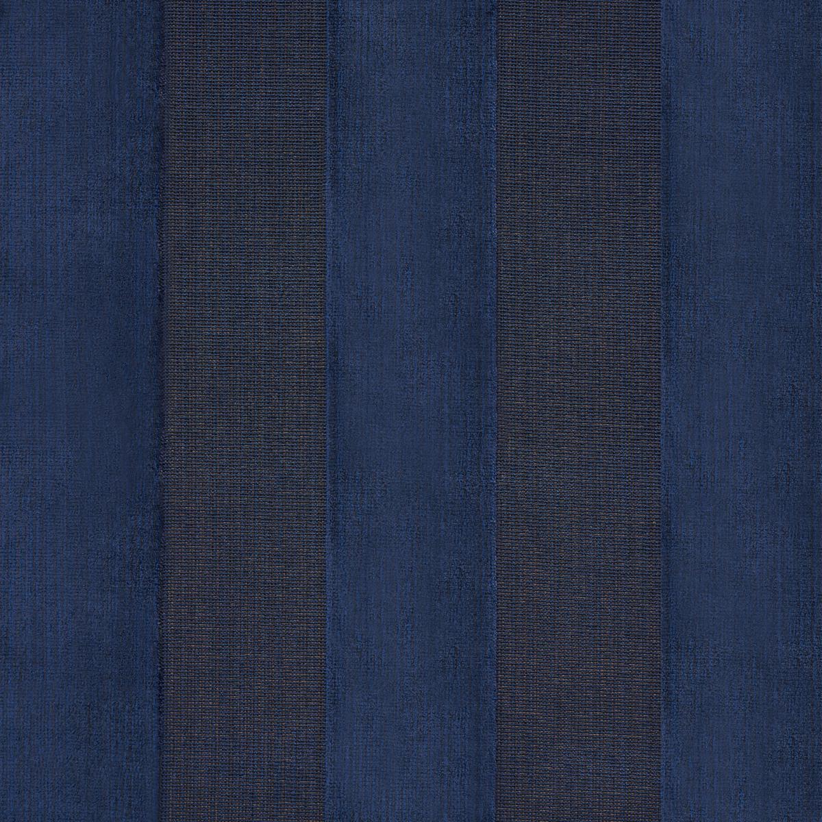 Schumacher Cunard Strie Velvet Sapphire Fabric 84872