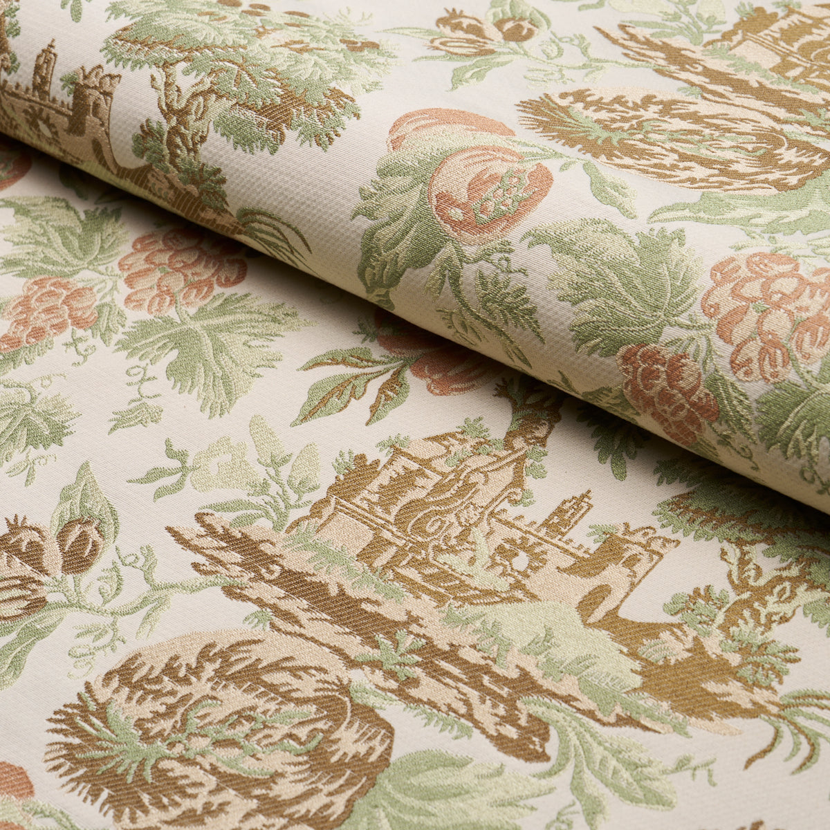 Schumacher Jardin De Louis PeTale Fabric 84881