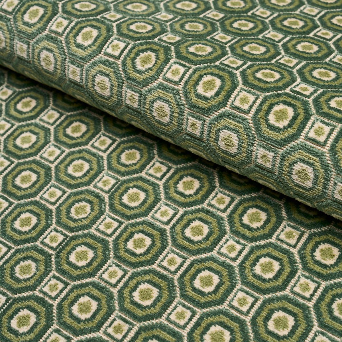 Schumacher Trianon Cut Velvet Jardin Fabric Sample 84890