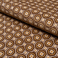 Schumacher Trianon Cut Velvet Bisque Fabric 84891