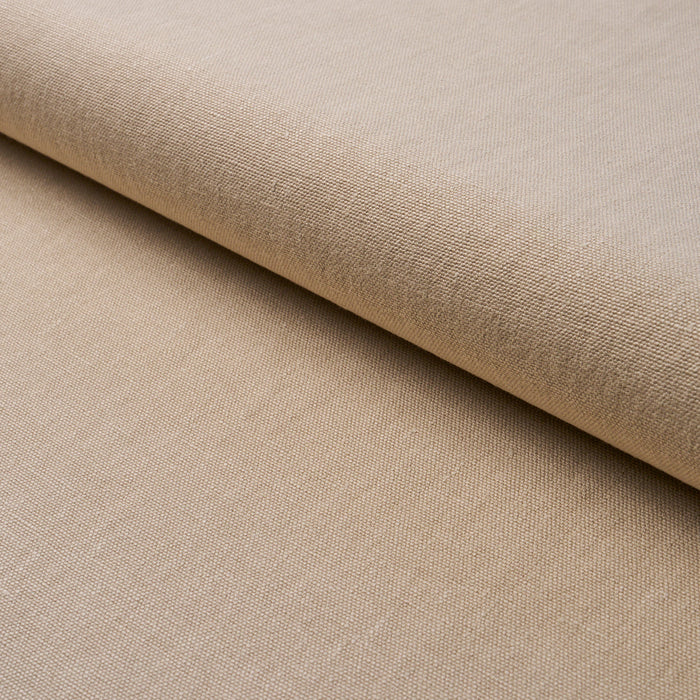 Schumacher Jumi Stonewashed Linen Natural Fabric Sample 84900