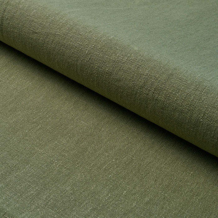 Schumacher Jumi Stonewashed Linen Sage Fabric Sample 84906