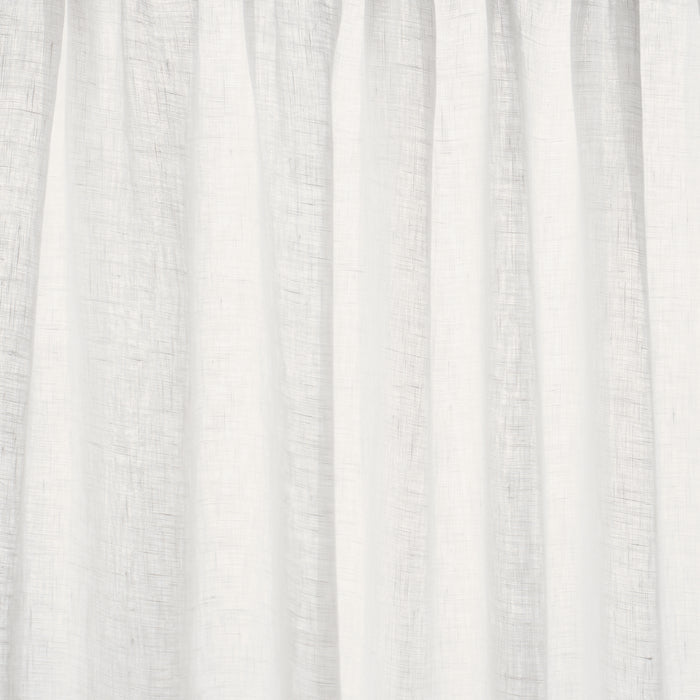 Schumacher Aya Sheer White Fabric Sample 84920