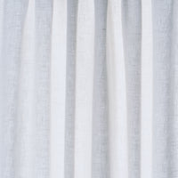 Schumacher Leslie Stonewashed Sheer White Fabric 84932