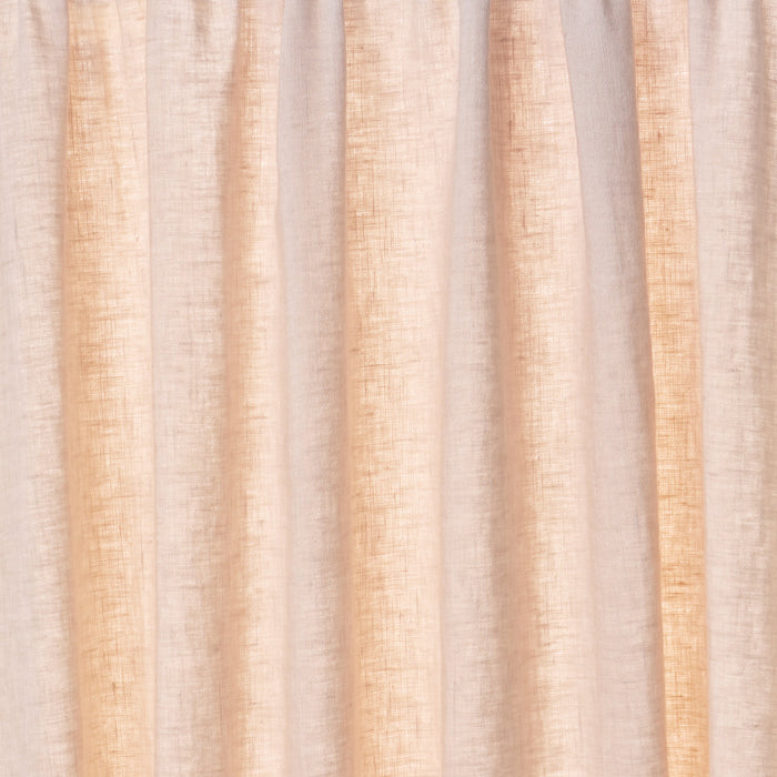 Schumacher Leslie Stonewashed Sheer Blush Fabric Sample 84934
