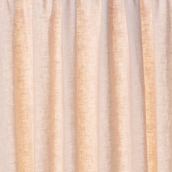 Schumacher Leslie Stonewashed Sheer Blush Fabric 84934