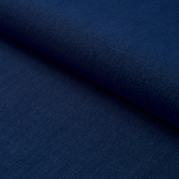 Schumacher Kai Linen Navy Fabric Sample 84956