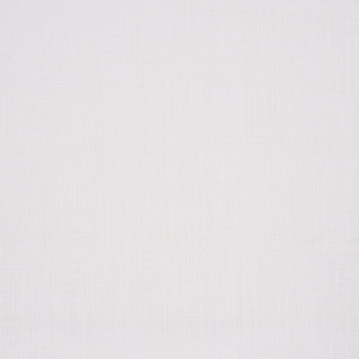 Schumacher Leo Glazed Linen Ivory Fabric Sample 84960