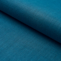Schumacher Leo Glazed Linen Peacock Fabric 84963