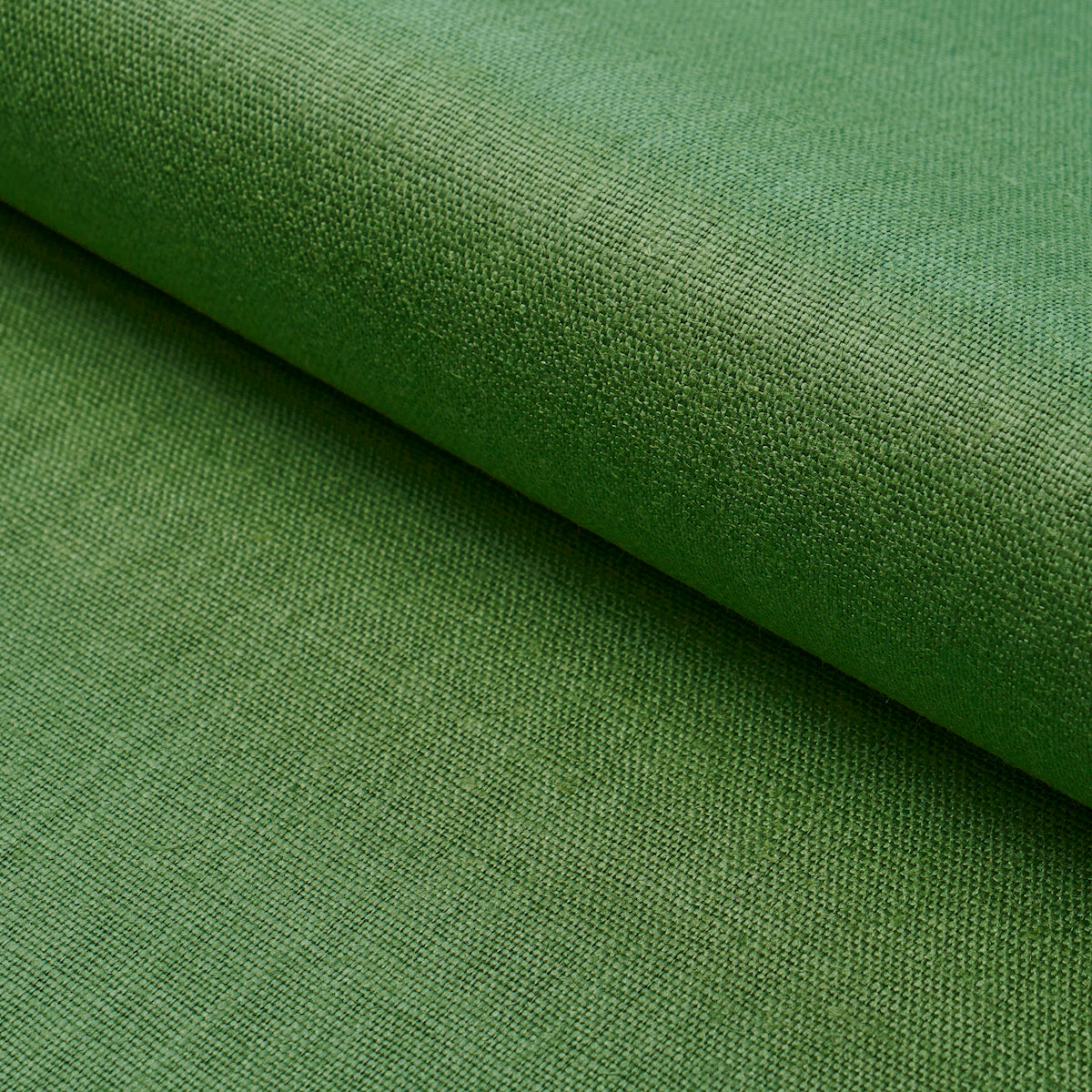 Schumacher Leo Glazed Linen Leaf Fabric Sample 84965