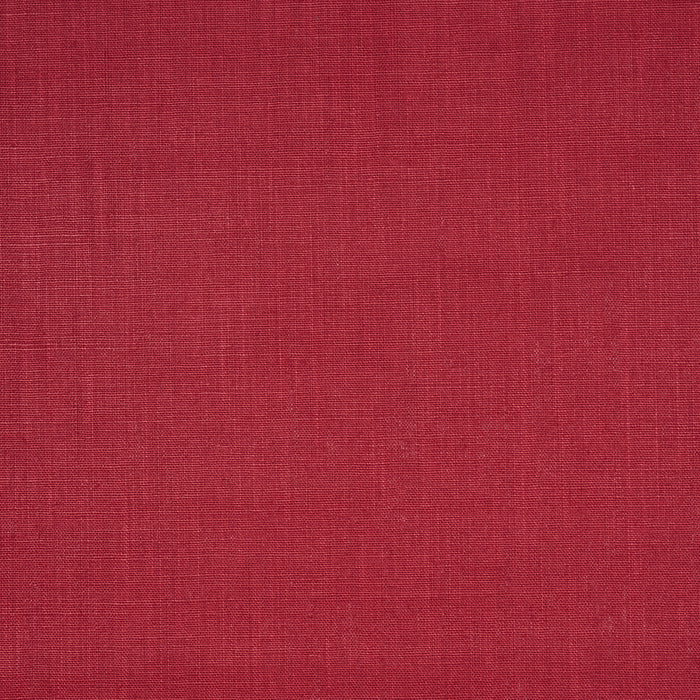 Schumacher Leo Glazed Linen Red Fabric 84967