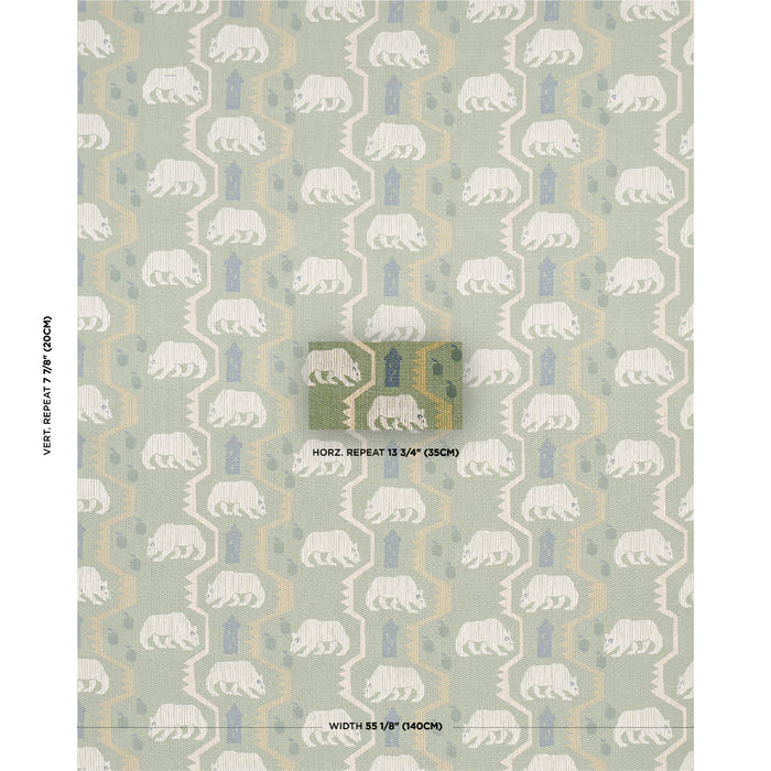 Schumacher Bear Brigade Forest Fabric Schumacher 84981