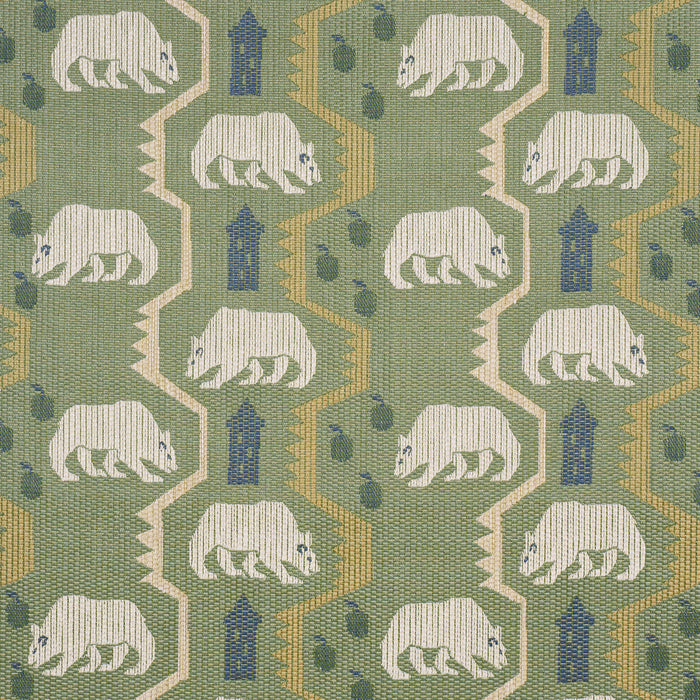 Schumacher Bear Brigade Forest Fabric Schumacher 84981