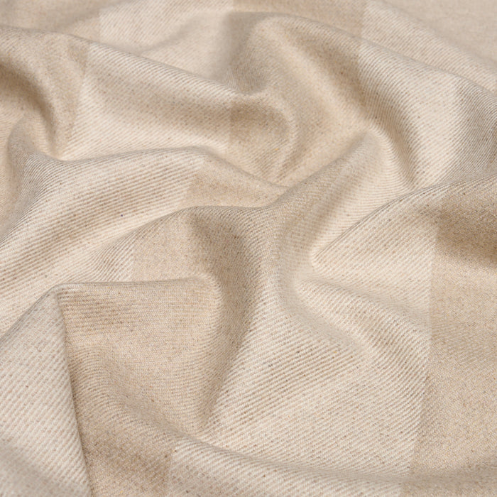 Schumacher Linen Gesso Vinyl Petal Wallpaper Sample 5017287