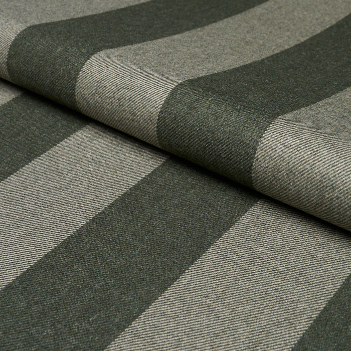 Schumacher Hemlock Stripe Sage Fabric Schumacher 85043