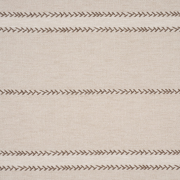 Schumacher Plains Stripe Casement Flax Fabric Schumacher 85050