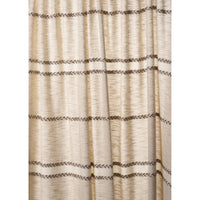 Schumacher Plains Stripe Casement Flax Fabric 85050