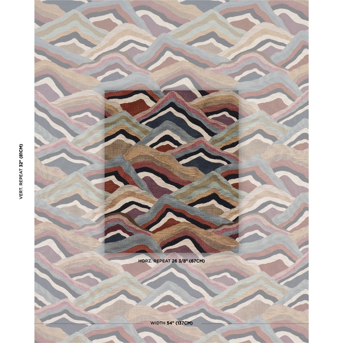 Schumacher Avala Hills Earthy Multi Fabric Schumacher 85060