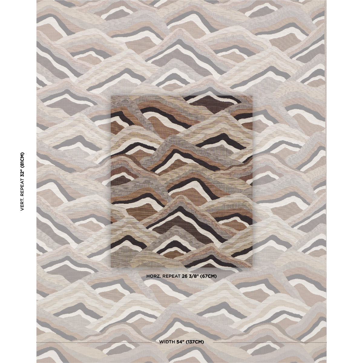 Schumacher Avala Hills Camel Fabric Sample 85061