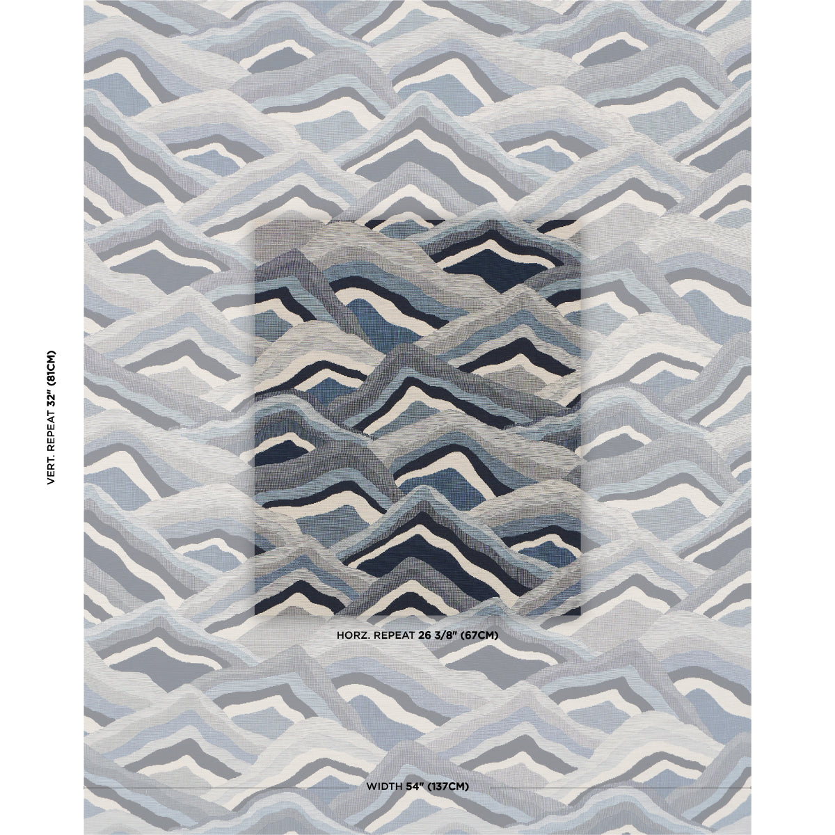 Schumacher Musa Abaca Wallcovering Sky Blue Wallpaper Schumacher 5016872