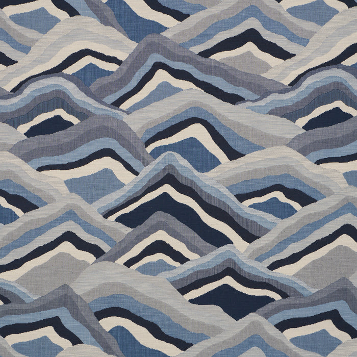Schumacher Avala Hills Ocean Fabric Schumacher 85062