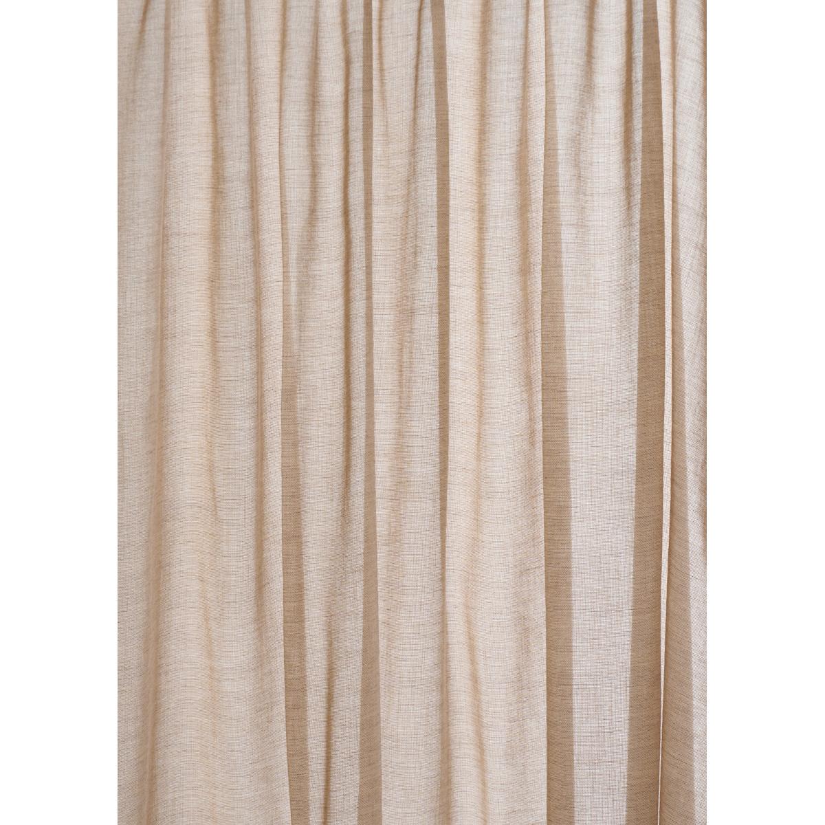 Schumacher Summit Sheer Sandstone Fabric Sample 85074