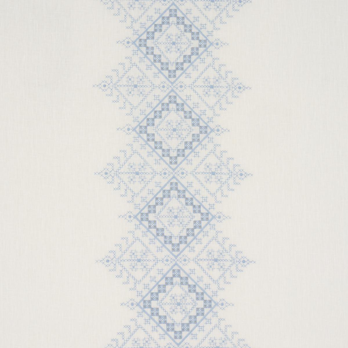 Schumacher Birgitta Sheer Sky Fabric 85120