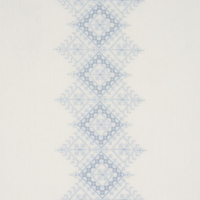 Schumacher Birgitta Sheer Sky Fabric 85120