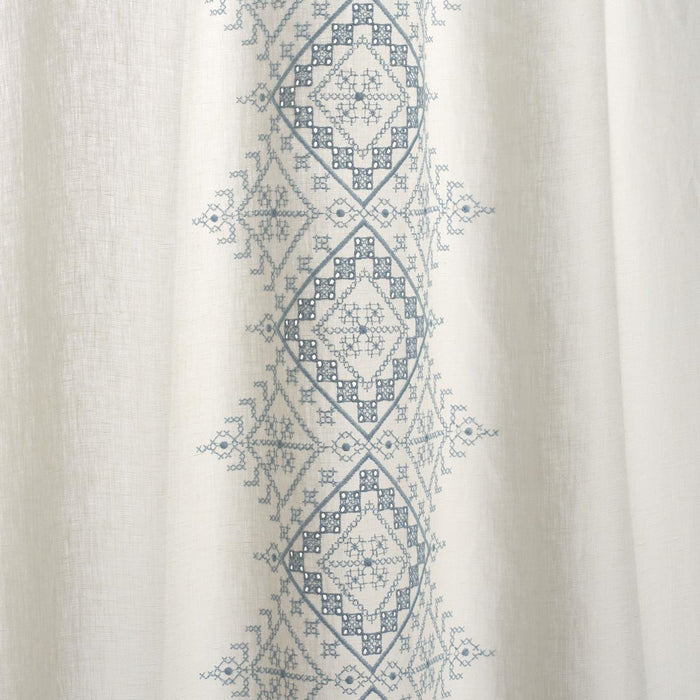 Schumacher Birgitta Sheer Sky Fabric Sample 85120