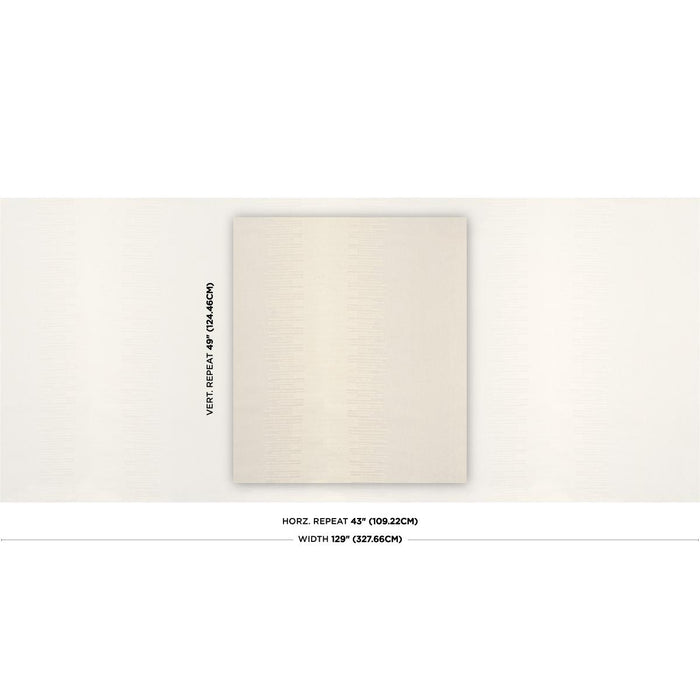 Schumacher Bonneville Sheer Ivory Fabric Sample 85130