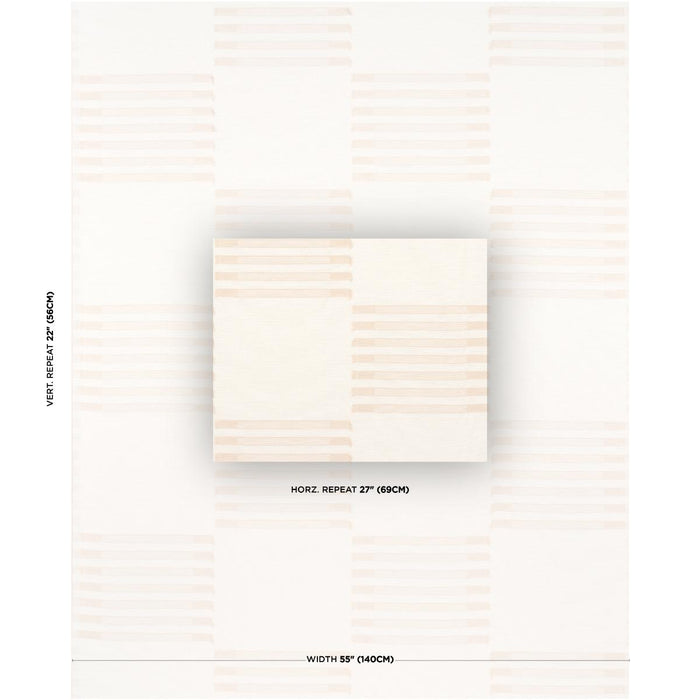 Schumacher Bryce Sheer Birch Fabric Sample 85140