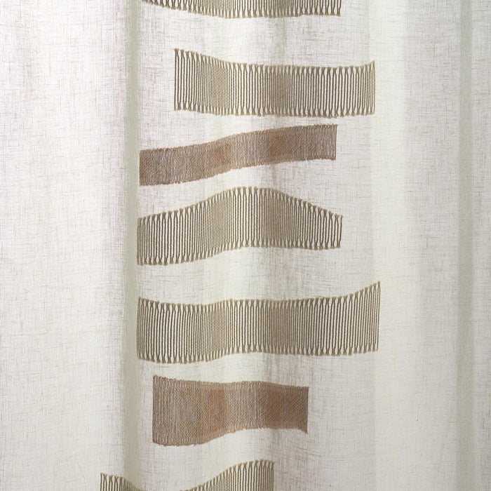 Schumacher Jensen Sheer Neutral Fabric Sample 85151