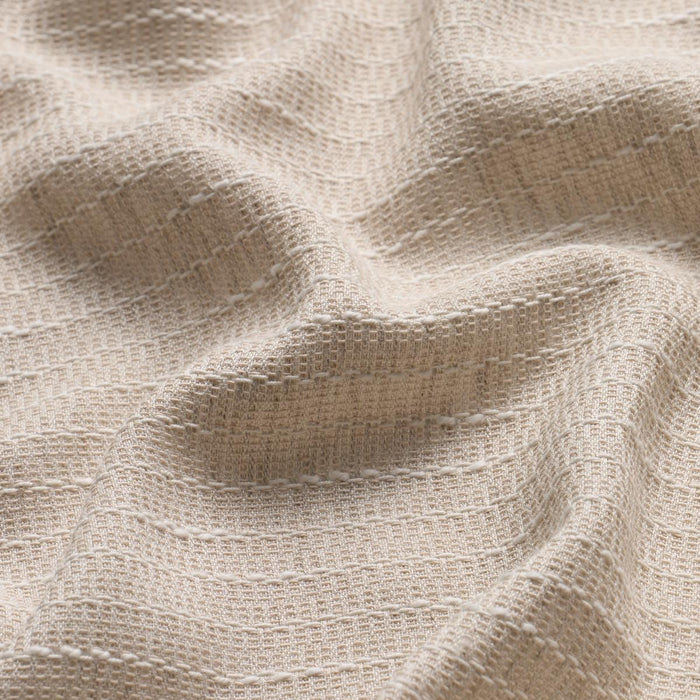 Schumacher Sea Drift Sheer Ivory & Natural Fabric Sample 85160