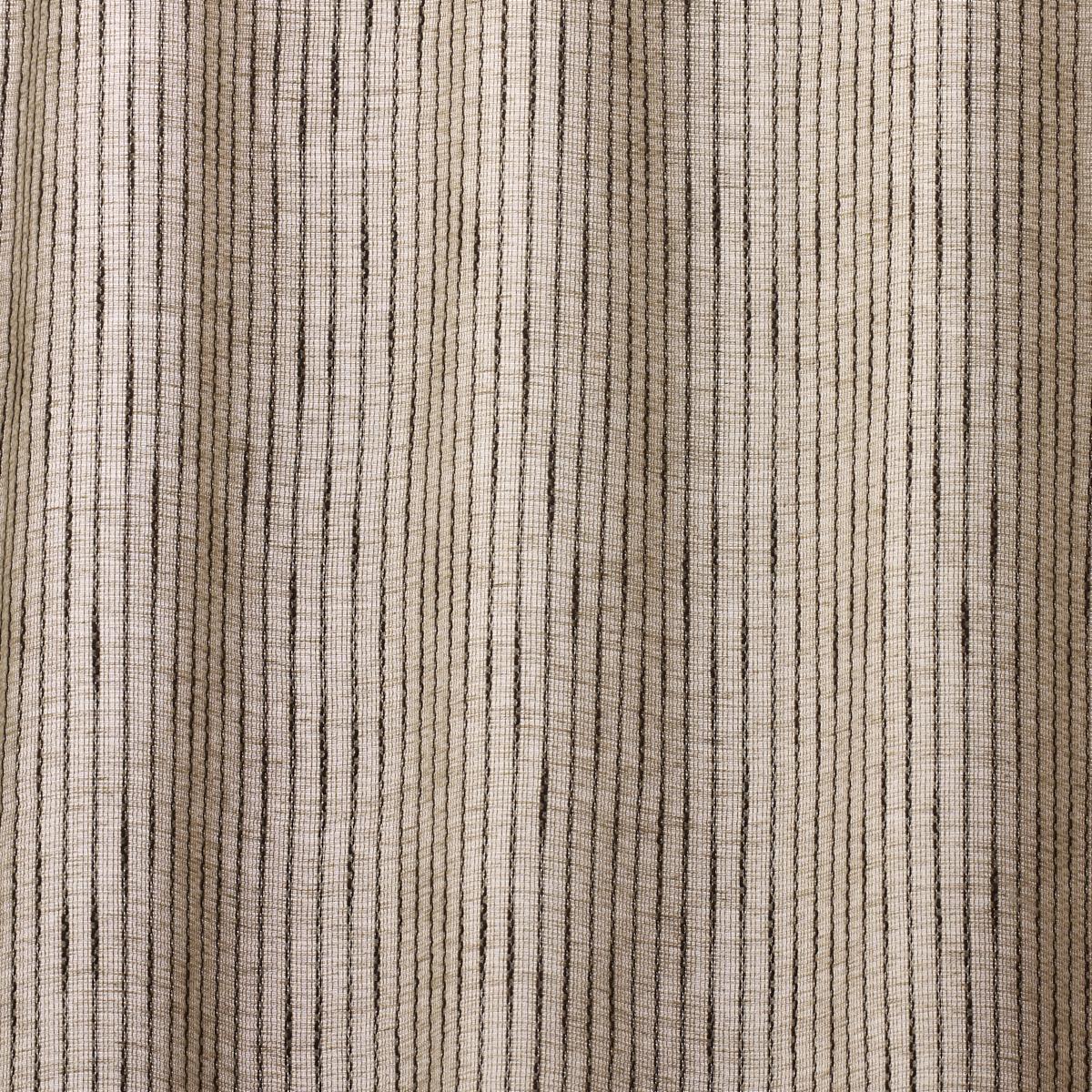 Schumacher Sea Drift Sheer Java & Natural Fabric Sample 85161
